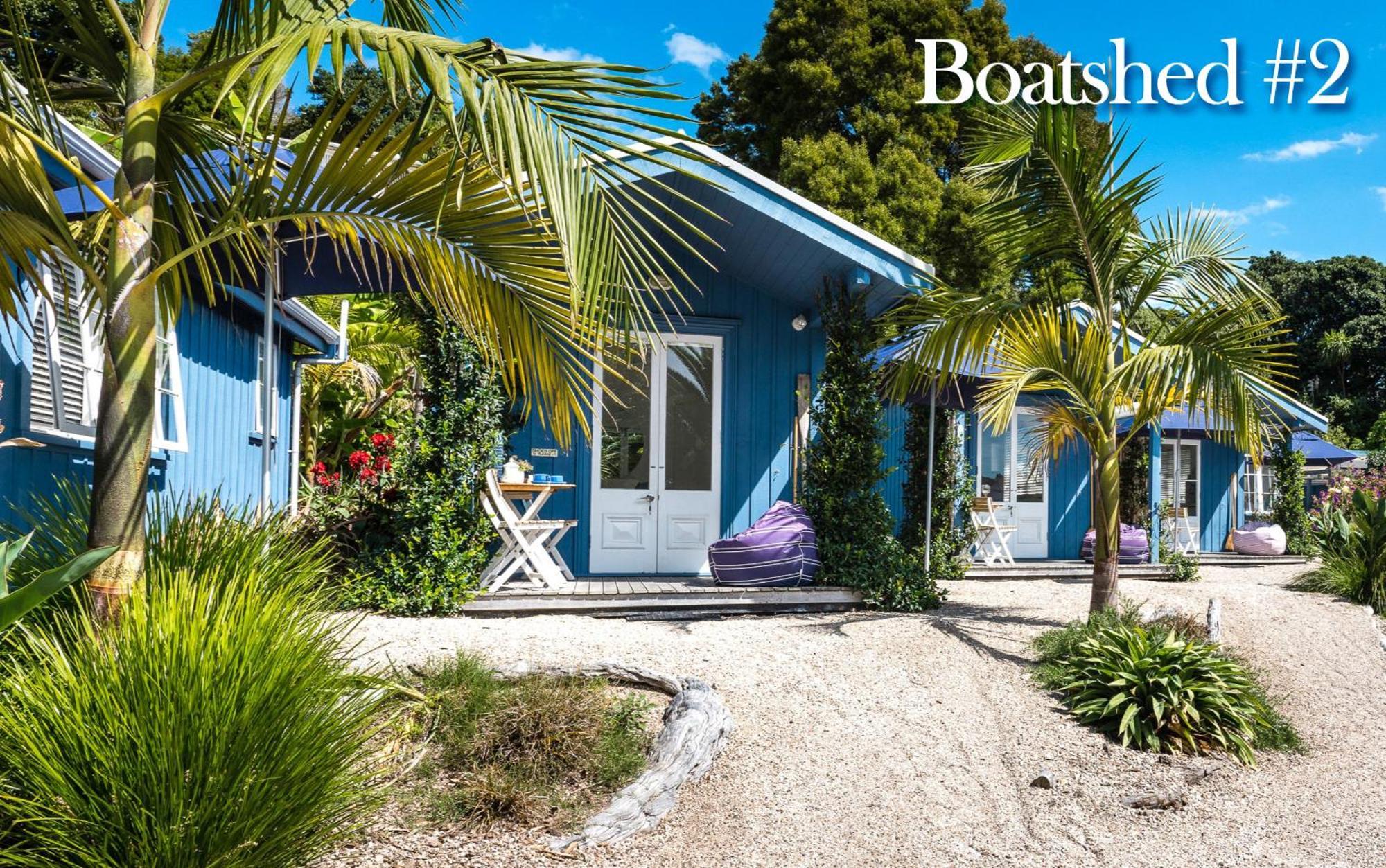 Appartement Boatsheds On The Bay, Waiheke Island à Ostend Chambre photo