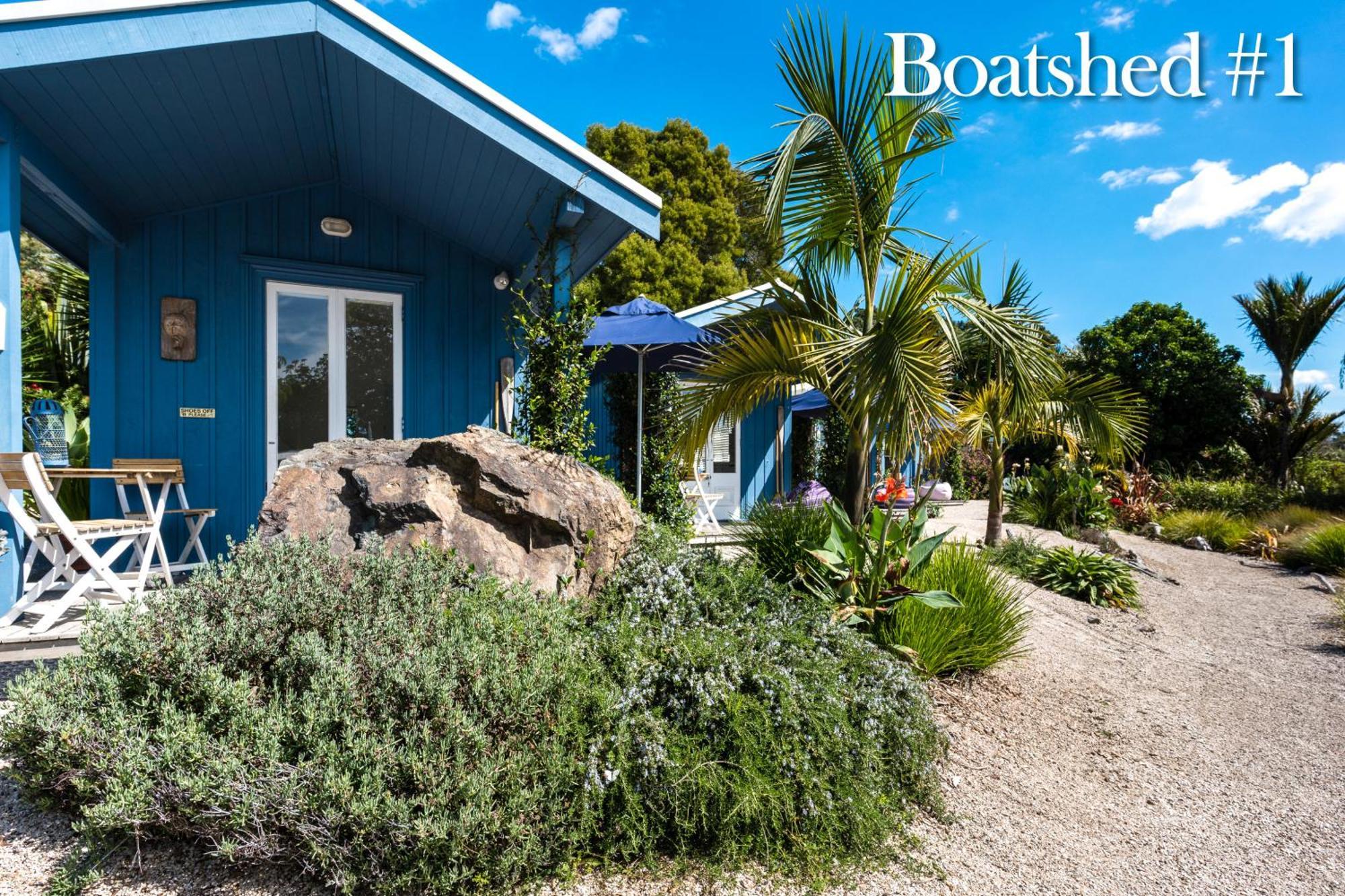 Appartement Boatsheds On The Bay, Waiheke Island à Ostend Chambre photo